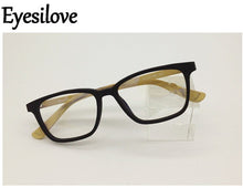 Carica l&#39;immagine nel visualizzatore di Gallery, Eyesilove acetate full-rim optical frames wooden-like eyeglasses frames for men women prescription myopia