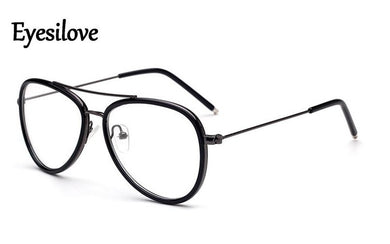 Eyesilove vintage metal full-rim optical frames students eyeglasses frames for men women prescription myopia glasses