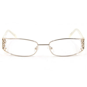 Eyewear Frame Optical Glasses  Carved Eyeglasses Women Optical Glasses Frame Stainless Steel Acetate Temple Spring