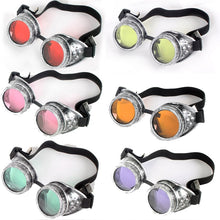 Load image into Gallery viewer, Eyewear Woman Man Cosplay Goggles for Halloween Steampunk Goggles Welding Gothic Goggle Retro Glasses Unisex 15 Color