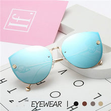 Load image into Gallery viewer, New Women Sunglasses Rimless UV400 Brand Designer High Quality Gradient Sun Glasses Female oculos