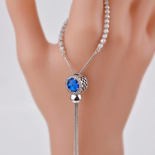 Carica l'immagine nel visualizzatore di Gallery, 925 Sterling Silver Bracelet for Women With Cubic Zircon Crystal Charm Bracelets Wedding Jewelry Gift For Woman Adjustable