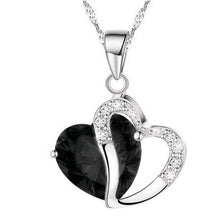 Load image into Gallery viewer, 2018 Sell like Hot Cakes 6 colors Top Class lady Fashion Heart Pendant Necklace Crystal jewelry New Girls Women Jewelry