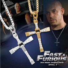 Load image into Gallery viewer, Fast and Furious  6  7 hard gas actor Dominic Toretto cross necklace pendant gift for your boyfriend