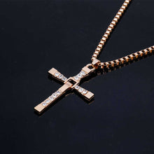 Load image into Gallery viewer, Fast and Furious  6  7 hard gas actor Dominic Toretto cross necklace pendant gift for your boyfriend