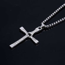 Load image into Gallery viewer, Fast and Furious  6  7 hard gas actor Dominic Toretto cross necklace pendant gift for your boyfriend