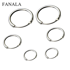 Hoops Earrings Women New Round Small Sleeper 3 Pairs Hoop Earrings for Women Fashion Jewelry Earring 8mm 10mm 12mm