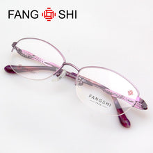 Load image into Gallery viewer, FANG SHI Women Eyeglasses Frame Half Rimless Optical Glasses Frames Design Light Spectacles oculos feminino 92375