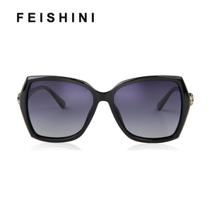 FEISHINI Fox Appearance Design Butterfly Plastic Sunglasses Women Polarized Retro UV400 Driving Eyewear Mujer Glasses