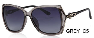 FEISHINI Fox Appearance Design Butterfly Plastic Sunglasses Women Polarized Retro UV400 Driving Eyewear Mujer Glasses