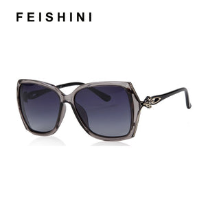 FEISHINI Fox Appearance Design Butterfly Plastic Sunglasses Women Polarized Retro UV400 Driving Eyewear Mujer Glasses