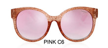 Load image into Gallery viewer, FEISHINI Stars Shine Plastic Frame Festival RED Cat eye Sunglasses Ladies Mirror 2023 GG Women Glasses UV Protector