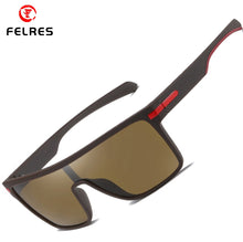 Load image into Gallery viewer, FELRES Large Frame Sport Polarized Sunglasses For Men Women Oversize Outdoor Eyewear Driving Cycling Fishing Glasses F0110