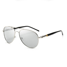 Load image into Gallery viewer, FELRES Men Metal Frame Photochromic Polarized Oval Sunglasses UV400 Outdoor Eyewear Driving Fishing Hiking Glasses F209