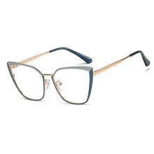 Load image into Gallery viewer, FENCHI  Anti Blue Light Blocking Glasses Frame Cat Eye Clear Computer Glasses Filter Transparent Gaming Goggles Eyewear