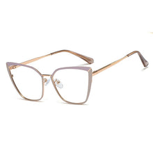 Load image into Gallery viewer, FENCHI  Anti Blue Light Blocking Glasses Frame Cat Eye Clear Computer Glasses Filter Transparent Gaming Goggles Eyewear