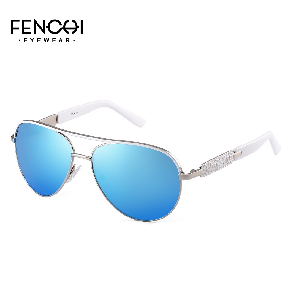 FENCHI Pink Blue Sunglasses Women Brand Designer Pilot Women Glasses Rose Gold Pink Frame Zonnebril Dames Oculos Feminino