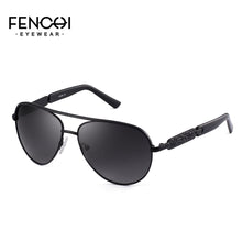 Load image into Gallery viewer, FENCHI Pink Blue Sunglasses Women Brand Designer Pilot Women Glasses Rose Gold Pink Frame Zonnebril Dames Oculos Feminino