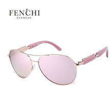 Load image into Gallery viewer, FENCHI Pink Sunglasses Women Black Mirror Female  Sun Glasses Brand Designer Oculos Feminino De Sol