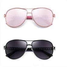 Carica l&#39;immagine nel visualizzatore di Gallery, FENCHI Occhiali da sole rosa Donna Designer Brand Occhiali da sole femminili neri specchio Occhiali da guida Oculos Feminino zonnebril dames 