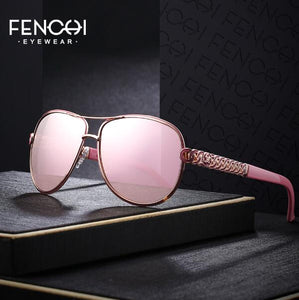 FENCHI Occhiali da sole rosa Donna Designer Brand Occhiali da sole femminili neri specchio Occhiali da guida Oculos Feminino zonnebril dames 