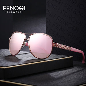 FENCHI Occhiali da sole rosa Donna Designer Brand Occhiali da sole femminili neri specchio Occhiali da guida Oculos Feminino zonnebril dames 