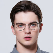 Load image into Gallery viewer, FENCHI  Unisex Man Woman Glasses frame Retro Round Glasses Transparent Metal Eyeglass Frame oculos de grau feminino