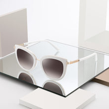 Load image into Gallery viewer, FENCHI White Cat Eye Women Sunglasses High Quality Black Transparent Female Sun Glasses Oculos Feminino De Sol Zonnebril Dames
