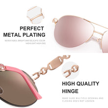 Carica l'immagine nel visualizzatore di Gallery, FENCHI sunglasses women uv 400 oculos female glasses sun glasses mirror Pilot Pink feminino zonnebril dames gafas de sol