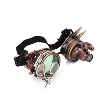 Load image into Gallery viewer, FLORATA Cosplay Vintage Rivet Steampunk Goggles Glasses Welding Gothic Freeshipping&amp;