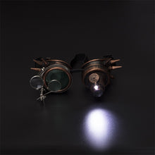 Load image into Gallery viewer, FLORATA Cosplay Vintage Rivet Steampunk Goggles Glasses Welding Gothic Freeshipping&amp;
