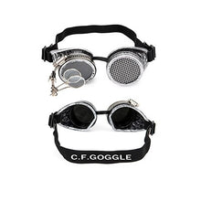 Load image into Gallery viewer, FLORATA Punk Gothic Goggles Different Lens Rainbow EDM Glasses Unisex Rivet Steampunk Goggles Cosplay Vintage Gothic Eyewear