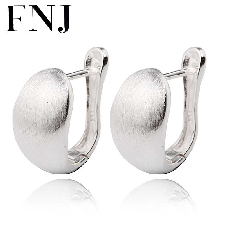 925 Silver Stud Earring Handmade Drawing S925 Sterling Silver Earrings for Women Jewelry