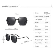 Load image into Gallery viewer, FONDYI Trendy Women Shopping Sunglasses Polarized Elegant Girls Shades Sun Glasses Unqiue Novelty Gafas de sol with Case