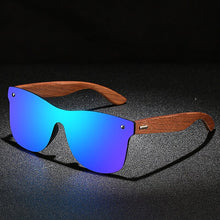Load image into Gallery viewer, FONDYI Italy Design Polarized Bamboo Sunglasses Wooden High End UV400 Driving Sun Glasses Custom Cat Eye One Piece Lens Gafas