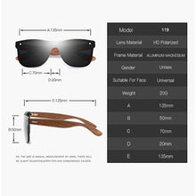 Load image into Gallery viewer, FONDYI Italy Design Polarized Bamboo Sunglasses Wooden High End UV400 Driving Sun Glasses Custom Cat Eye One Piece Lens Gafas