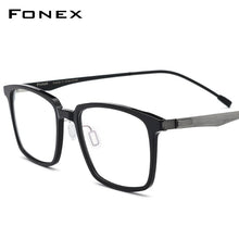 Load image into Gallery viewer, FONEX Acetate Optical Glasses Frame Men Square Prescription Eyeglasses 2023 Commerce Myopia Spectacles Male Screwless Eyewear