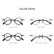 Load image into Gallery viewer, FONEX Acetate Titanium Glasses Frame Men 2023 Retro Round Prescription Eyeglasses Women Optical Spectacles Eyewear F85673