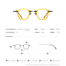 Load image into Gallery viewer, FONEX Acetate Titanium Glasses Frame Men 2023 Vintage Square Prescription Eyeglasses Women Optical Spectacles Eyewear F85681