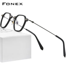 Load image into Gallery viewer, FONEX Acetate Titanium Glasses Frame Men 2023 Vintage Square Prescription Eyeglasses Women Optical Spectacles Eyewear F85681