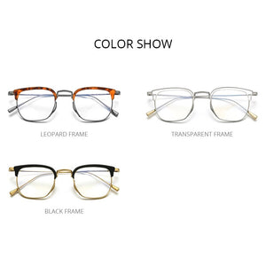 FONEX Acetate Titanium Glasses Frame Men Retro Square Prescription Eyeglasses Women 2023 Vintage Myopia Optical Eyewear F85661