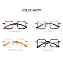 Load image into Gallery viewer, FONEX Acetate Titanium Glasses Frame Women 2023 Square Prescription Eyeglasses Men Transparent Optical Spectacles Eyewear F85687