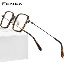 Load image into Gallery viewer, FONEX Acetate Titanium Glasses Women 2023 Square Prescription Eyeglasses Frame Men Transparent Optical Spectacles Eyewear F85687