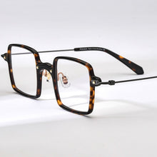 Load image into Gallery viewer, FONEX Acetate Titanium Glasses Women 2023 Square Prescription Eyeglasses Frame Men Transparent Optical Spectacles Eyewear F85687