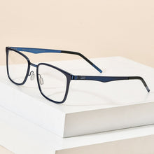 Load image into Gallery viewer, FONEX Alloy Acetate Glasses Frame Men Square Prescription Myopia Optical Eyeglasses 2023 Women Korea Screwless Eyewear F1007