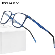 Load image into Gallery viewer, FONEX Alloy Acetate Glasses Frame Men Square Prescription Myopia Optical Eyeglasses 2023 Women Korea Screwless Eyewear F1007
