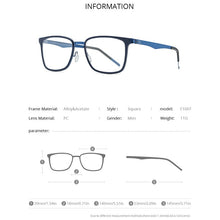 Load image into Gallery viewer, FONEX Alloy Acetate Glasses Frame Men Square Prescription Myopia Optical Eyeglasses 2023 Women Korea Screwless Eyewear F1007