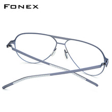 Load image into Gallery viewer, FONEX Alloy Glasses Frame Men 2023 Pilot Optical Myopia Prescription Eyeglasses Frame Full Korean Screwless Eyewear 991