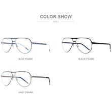 Load image into Gallery viewer, FONEX Alloy Glasses Frame Men 2023 Pilot Optical Myopia Prescription Eyeglasses Frame Full Korean Screwless Eyewear 991