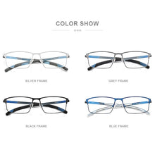 Load image into Gallery viewer, FONEX Alloy Glasses Frame Men Square Myopia Prescription Optical Eyeglasses 2023 Male Metal Full Korea Screwless Eyewear 998